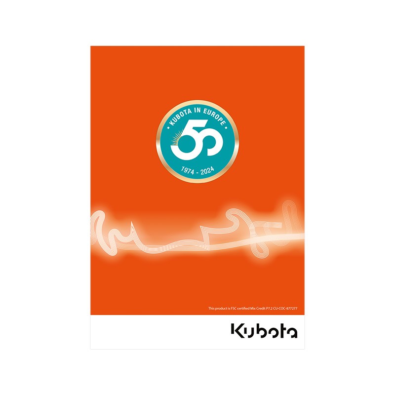 Boutique Officielle Kubota | Bloc-notes Kubota A5 LXe 261