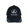 Boutique Officielle Kubota | Casquette Kubota noire et bleue Carbon