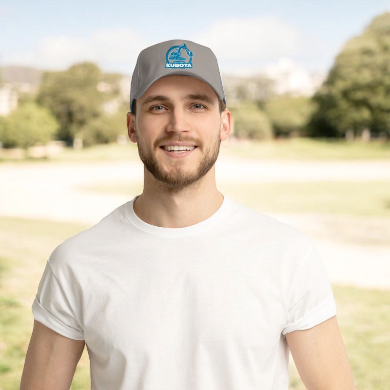 Oficjalny Sklep Kubota | Czapka Kubota szara Mini-Koparka