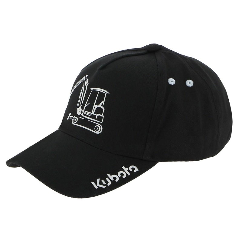 Boutique Officielle Kubota | Casquette Kubota noire Mini-Pelle
