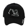 Negozio Ufficiale Kubota | Cappellino Kubota nero Miniescavatore