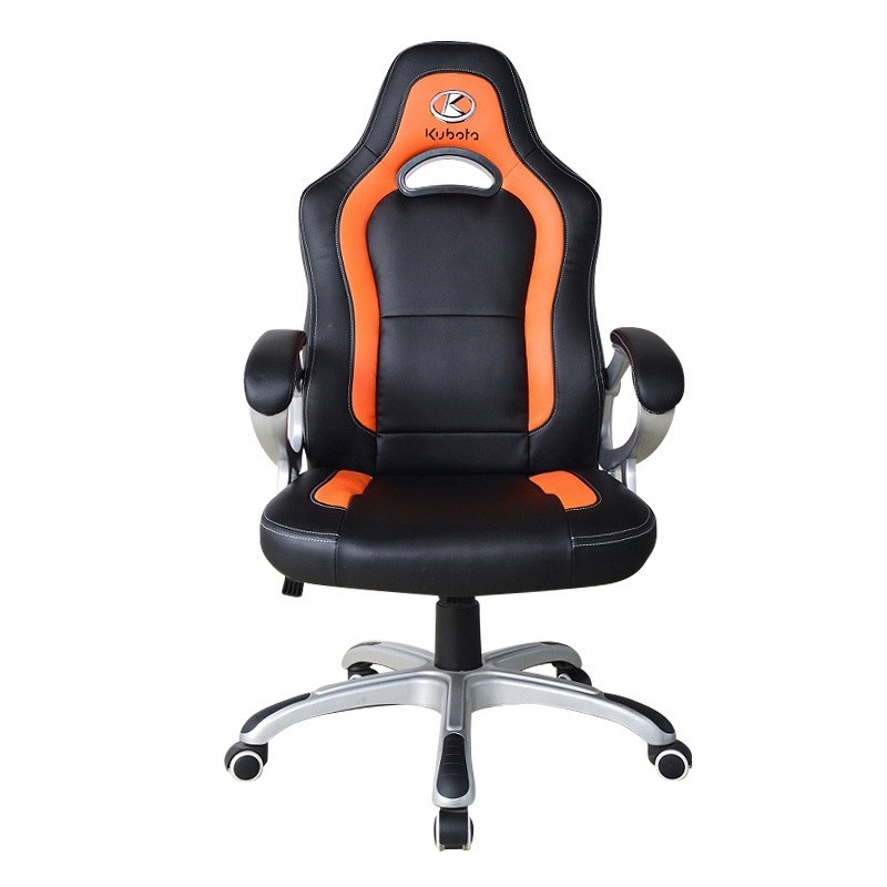 Negozio Ufficiale Kubota | Sedia da ufficio Kubota nera e arancione