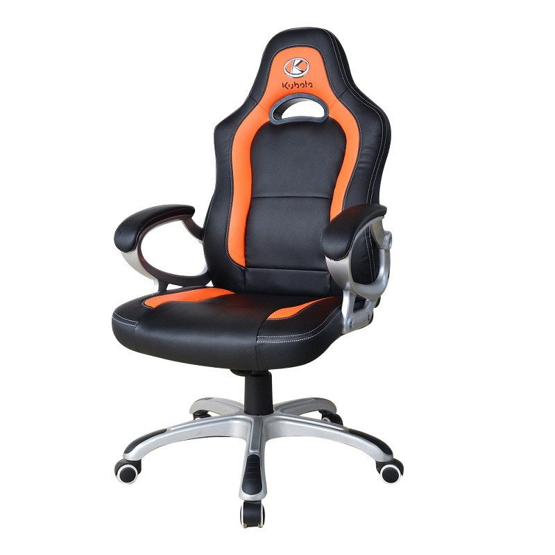 Boutique Officielle Kubota | Chaise de bureau Kubota noire et orange