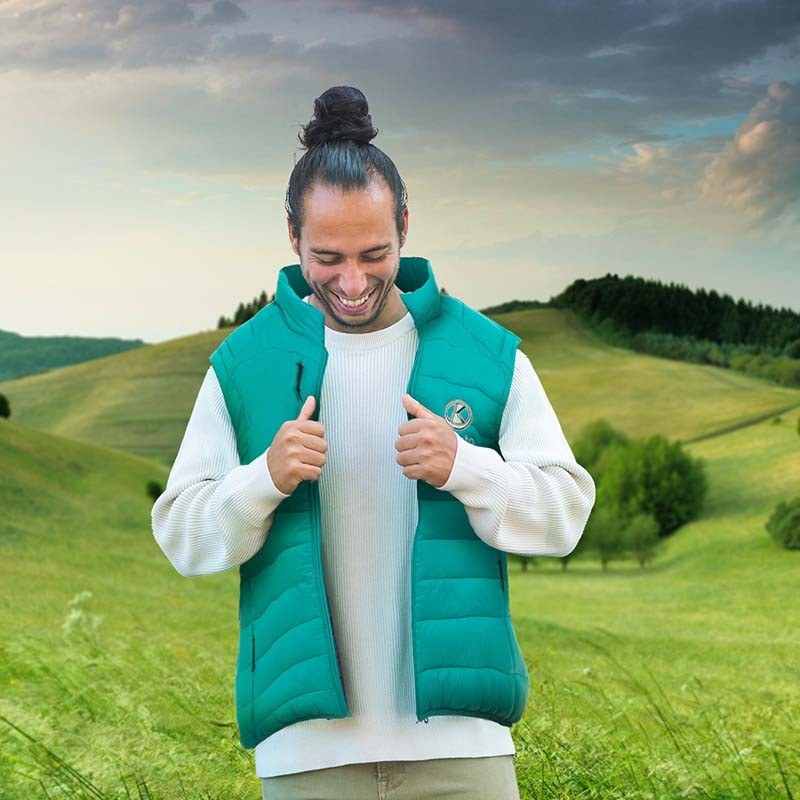 Offizieller Kubota Shop | Kubota Daunenjacke unisex blau