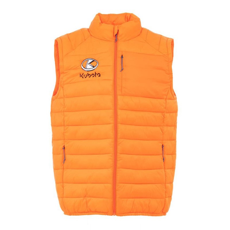 Negozio Ufficiale Kubota | Piumino Kubota smanicato arancione