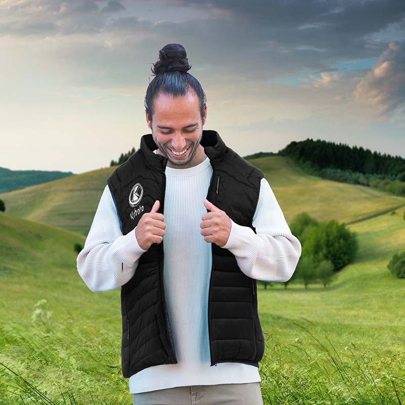 Kubota Online Shop | Kubota black sleeveless bodywarmer