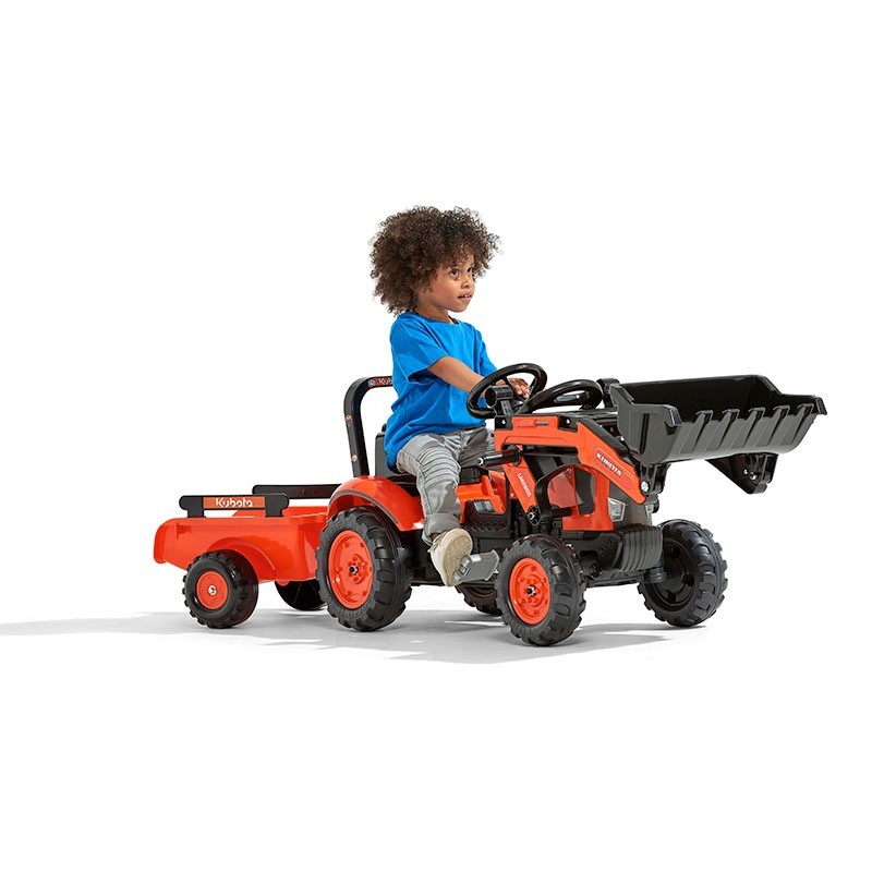 Kubota Online Shop | Kubota children’s mini digger M7171 + loader + trailer