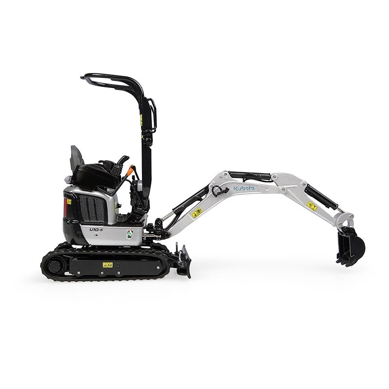 Negozio Ufficiale Kubota | Modellino Mini-escavatore Kubota U10-5 Silver (edizione limitata) (1:24)