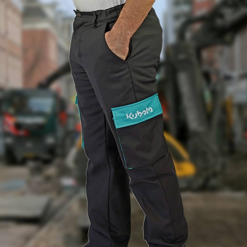 Tienda Oficial Kubota | Pantalones de trabajo Kubota gris antracita y azul