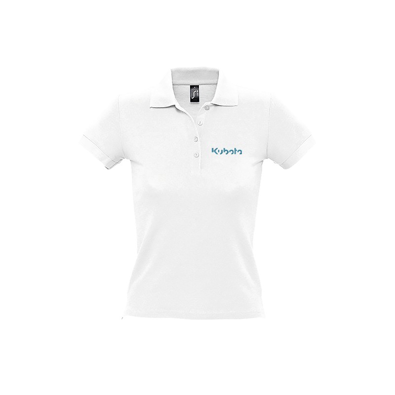 Officiële Kubota Shop | Polo Kubota vrouw wit