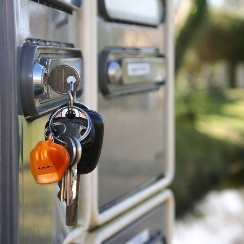 Officiële Kubota Shop | Kubota sleutelhanger bouwhelm