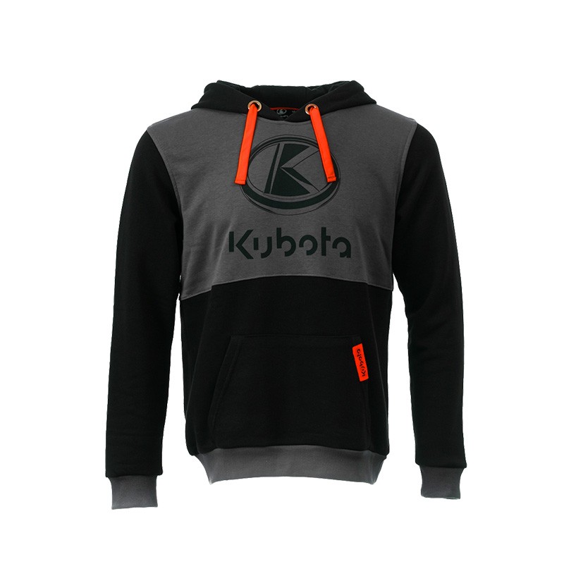 Negozio Ufficiale Kubota | Felpa con cappuccio Kubota nero