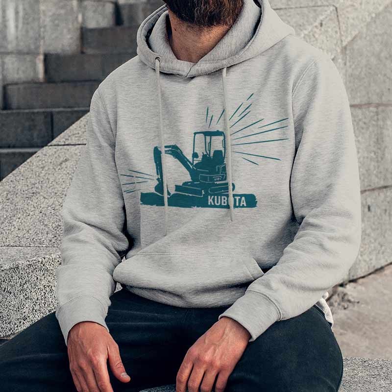 Tienda Oficial Kubota | Sudadera con capucha Kubota