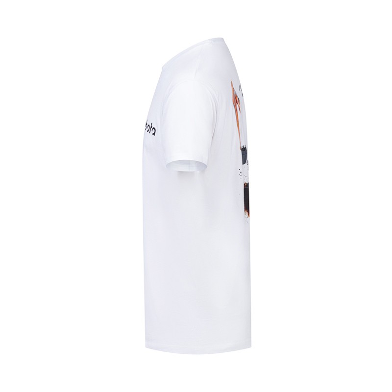 Negozio Ufficiale Kubota | Maglietta Kubota bianca KX085-5