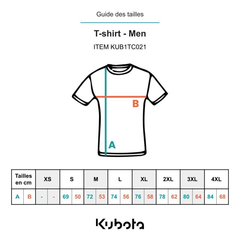 Boutique Officielle Kubota | T-shirt Kubota homme noir