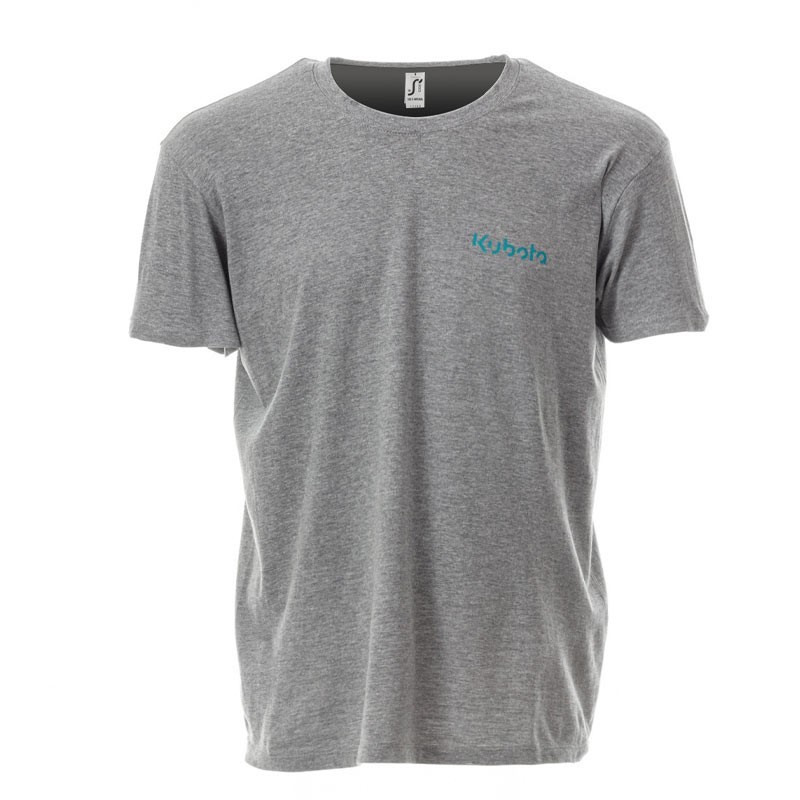 Oficjalny Sklep Kubota | T-shirt Kubota męski szary melanż