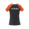 Officiële Kubota Shop | T-shirt Kubota vrouw grijs en oranje