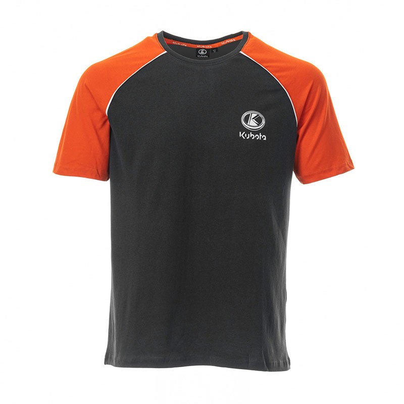 Tienda Oficial Kubota | Camiseta Kubota hombre gris y naranja