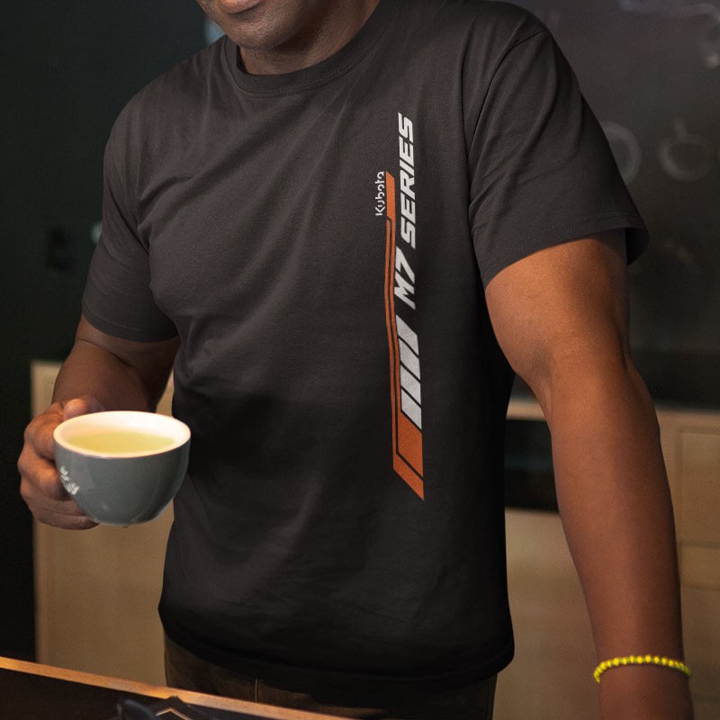 Oficjalny Sklep Kubota | T-shirt Kubota męski szary M7-SERIES