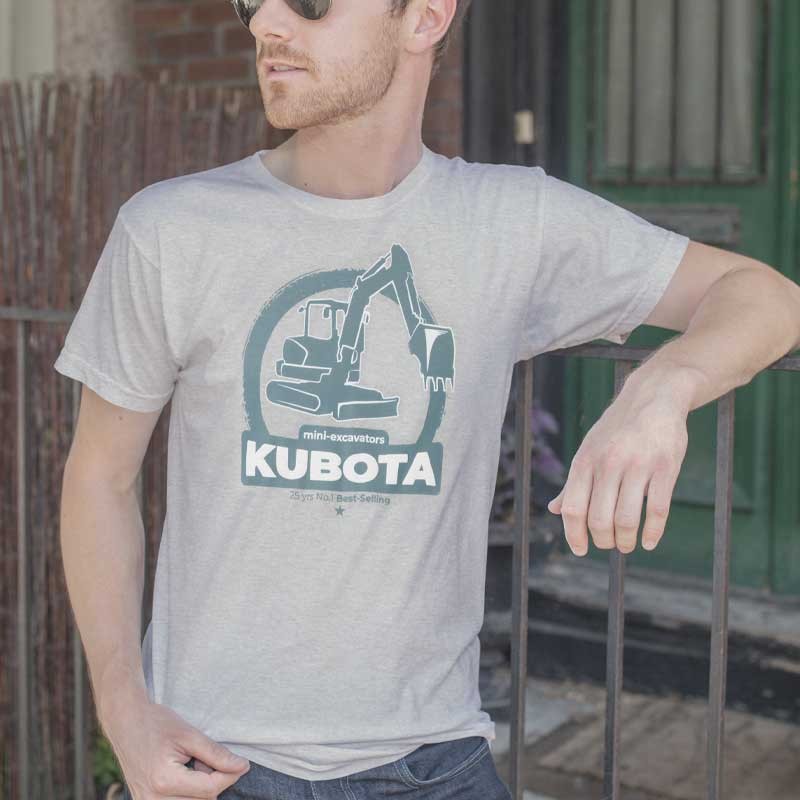 Tienda Oficial Kubota | Camiseta Kubota blanca