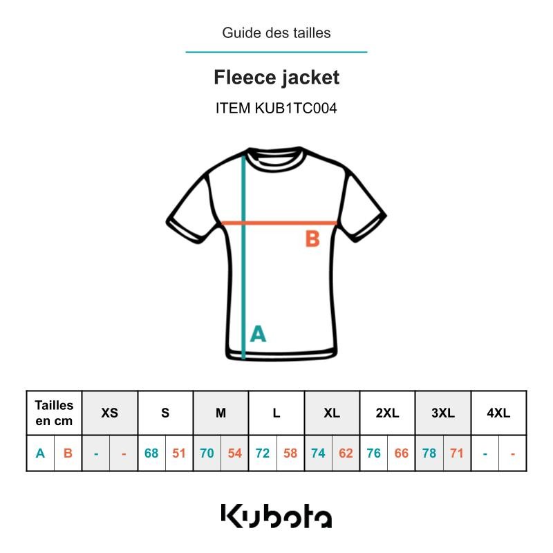 Tienda Oficial Kubota | Chaqueta polar Kubota gruesa