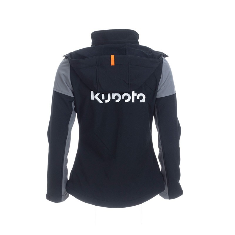 Tienda Oficial Kubota | Chaqueta softshell Kubota mujer negra y naranja