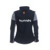Offizieller Kubota Shop | Softshelljacke Kubota damen schwarz und orange