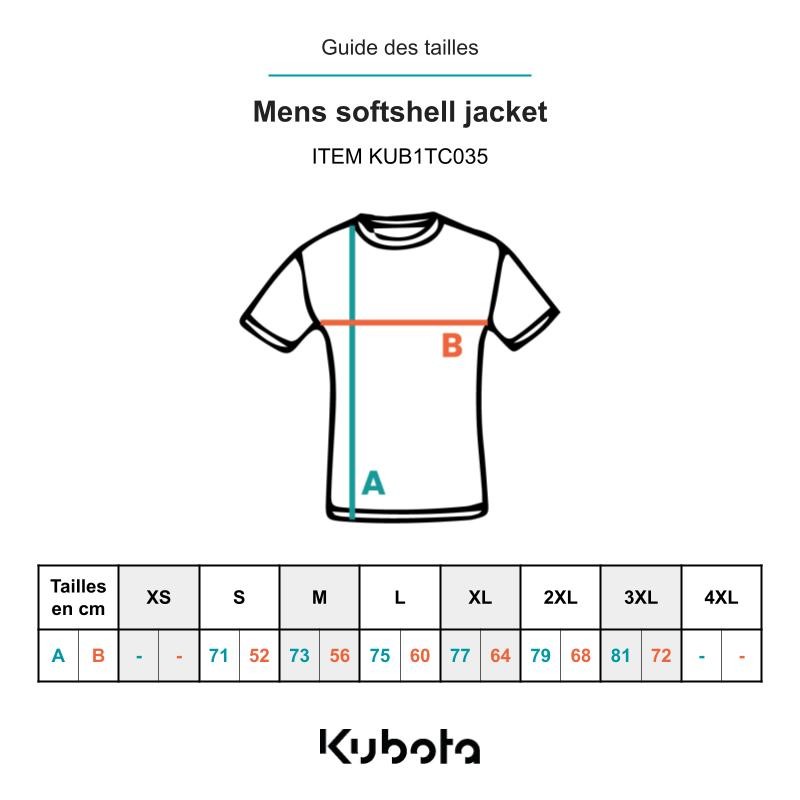 Offizieller Kubota Shop | Kubota Softshell-Jacke Herren schwarz