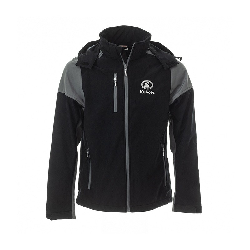 Negozio Ufficiale Kubota | Giacca softshell Kubota uomo nera