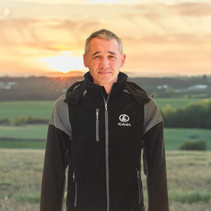 Officiële Kubota Shop | Kubota softshell jas heren zwart