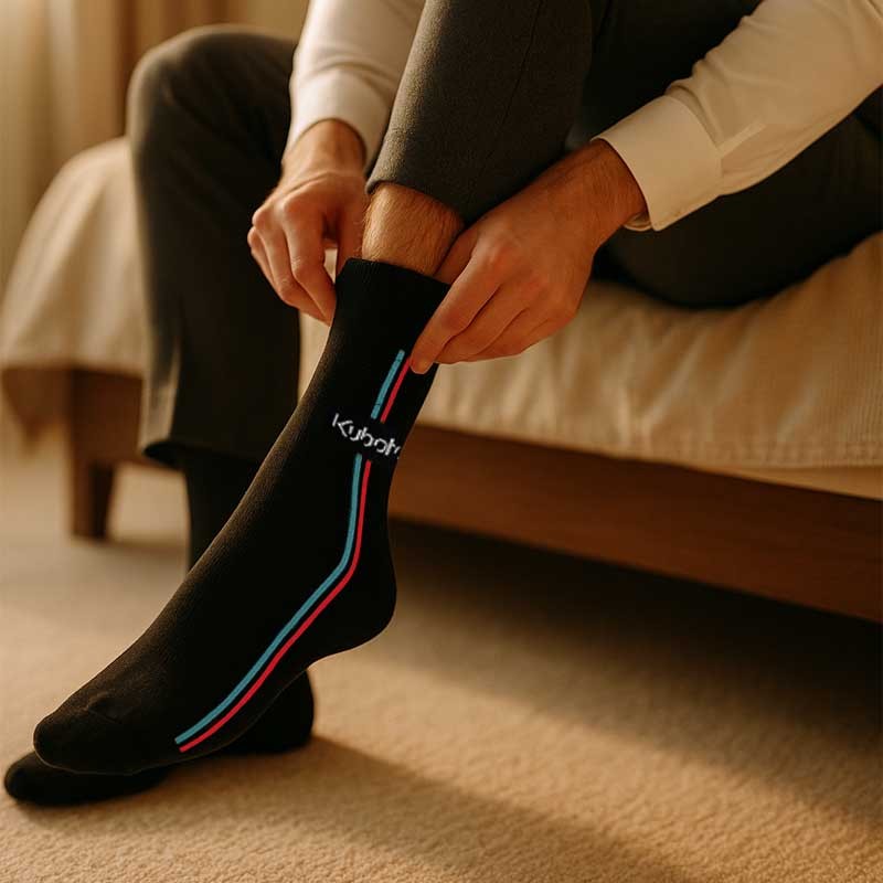 Offizieller Kubota Shop | Schwarze Kubota Socken