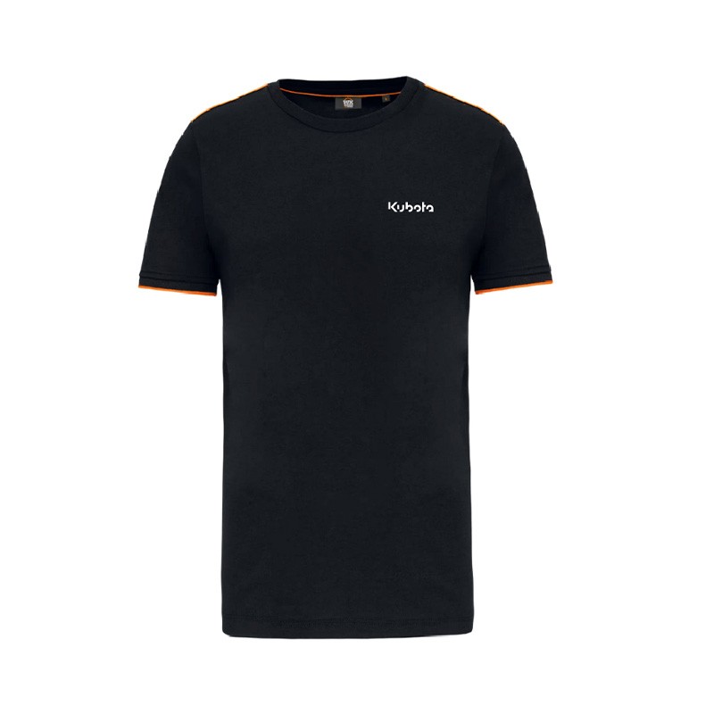 Tienda Oficial Kubota | Camiseta Kubota hombre negro y naranja
