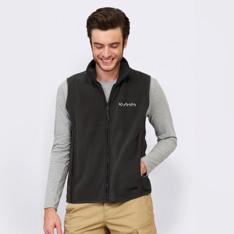 Boutique Officielle Kubota | Gilet polaire Kubota noir