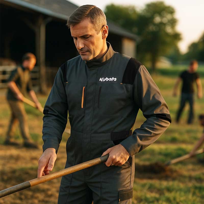 Offizieller Kubota Shop | Kubota overall mit 1 reißverschluss