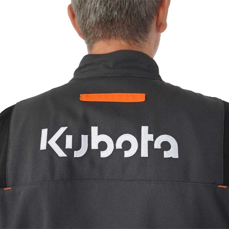 Negozio Ufficiale Kubota | Tuta da lavoro Kubota con 2 cerniere