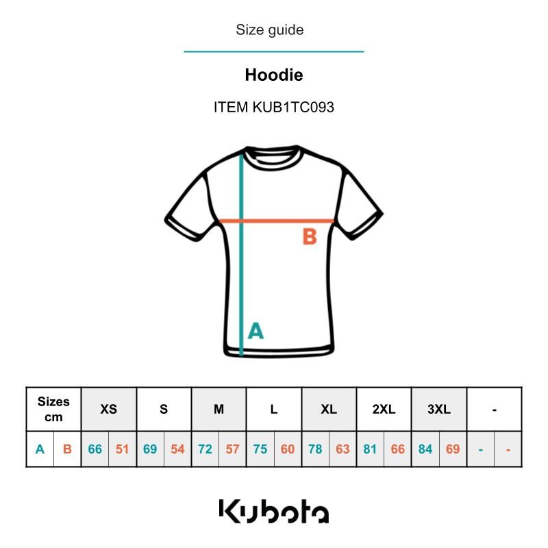 Official Kubota Store | Kubota unisex hooded sweatshirt