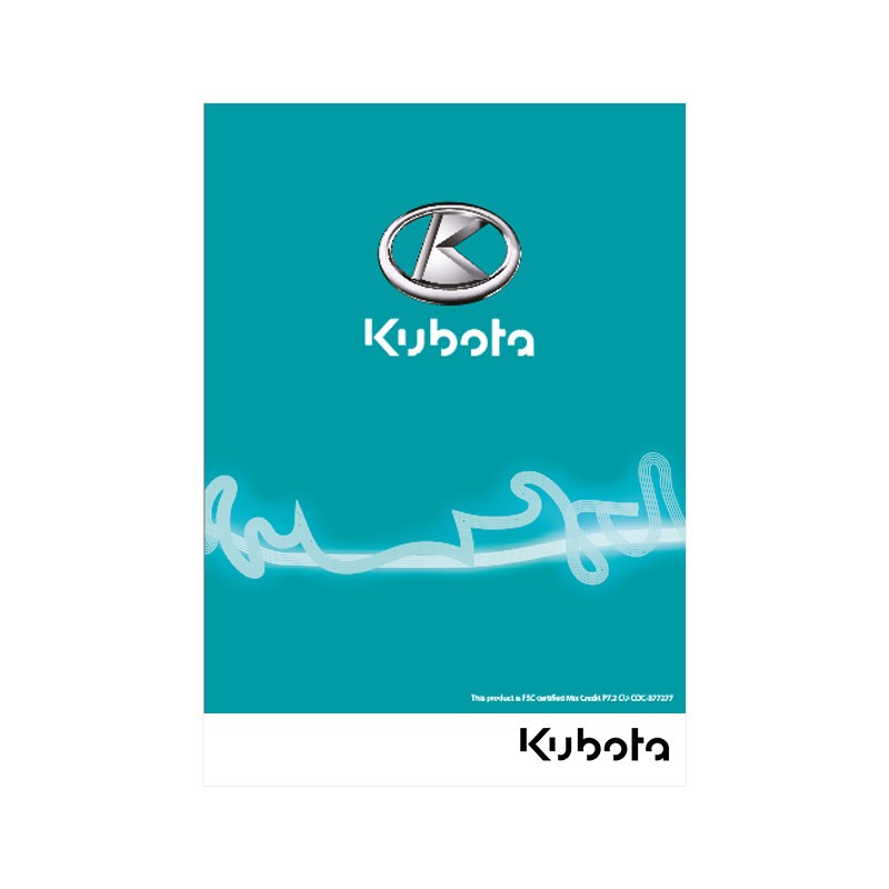 Negozio Ufficiale Kubota | Quaderno Kubota A5 SVL75-3