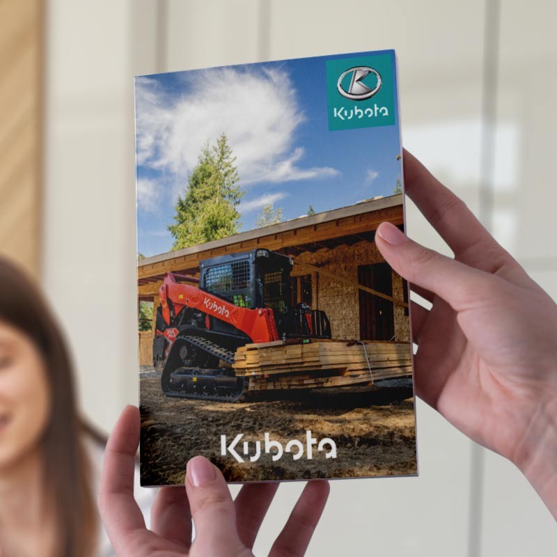 Boutique Officielle Kubota | Bloc-notes Kubota A5 SVL75-3